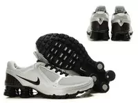 nike shox turbo+ 10 rival noir gray silver pour hommes